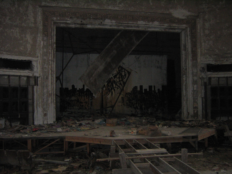Auditorium stage