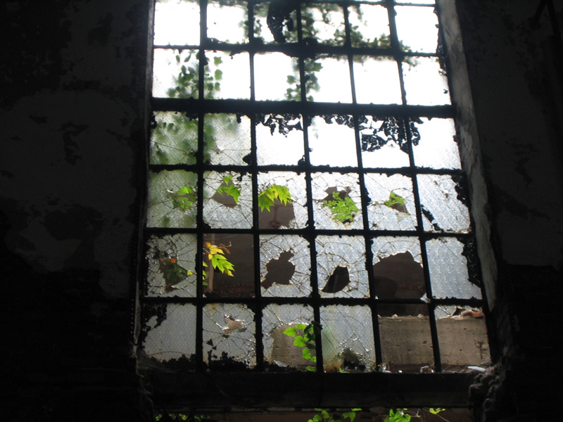 Auditorium window closeup