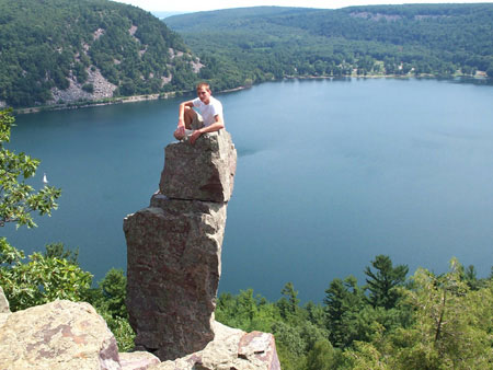 Me on rock
