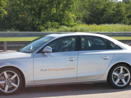 audi driving