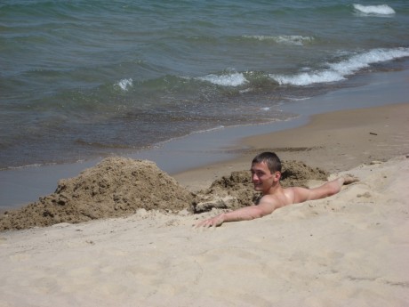 sand hole